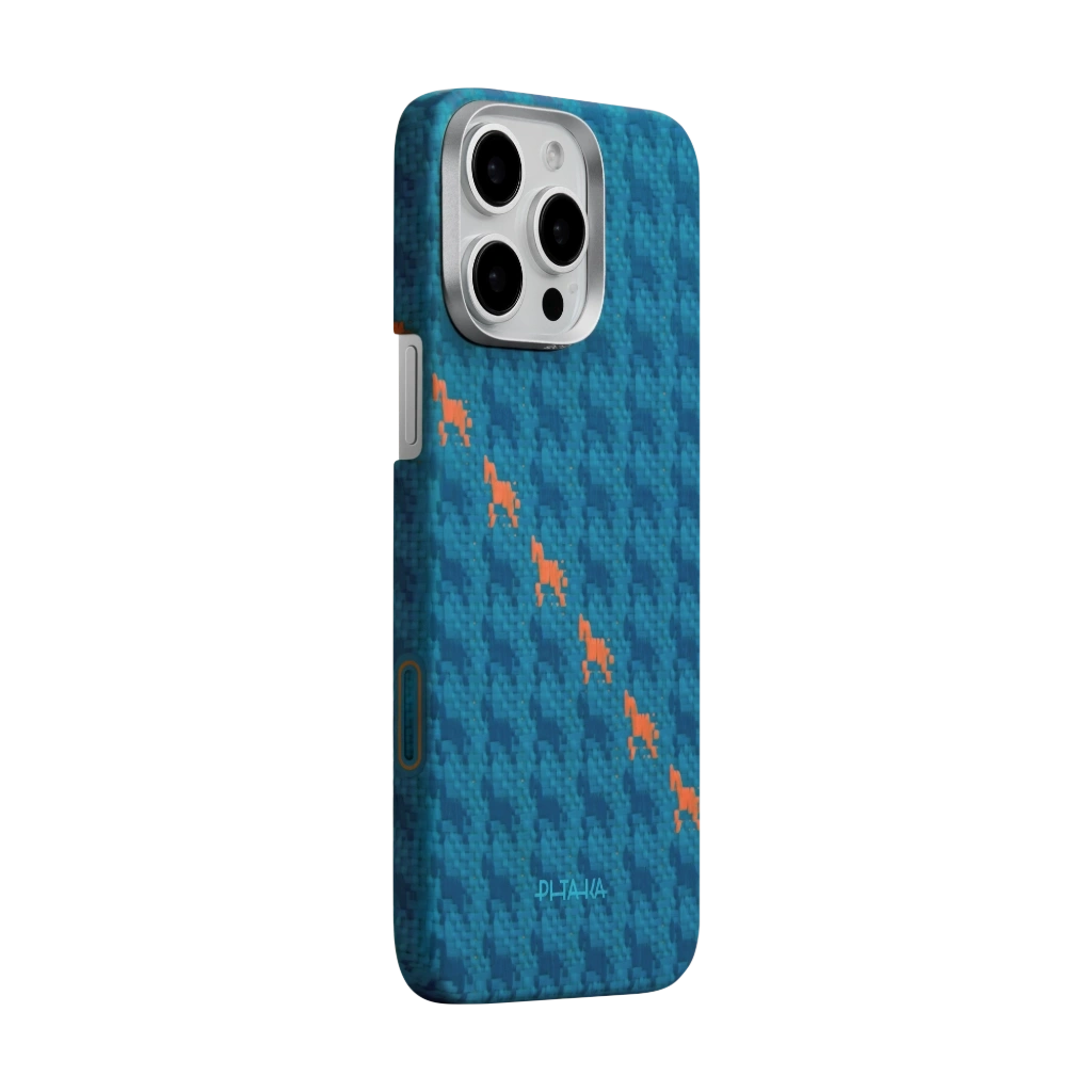 Ốp Lưng PITAKA Ultra Slim (PitaTap™) Cho iPhone 16 Pro - Happiness Rides (Edge)