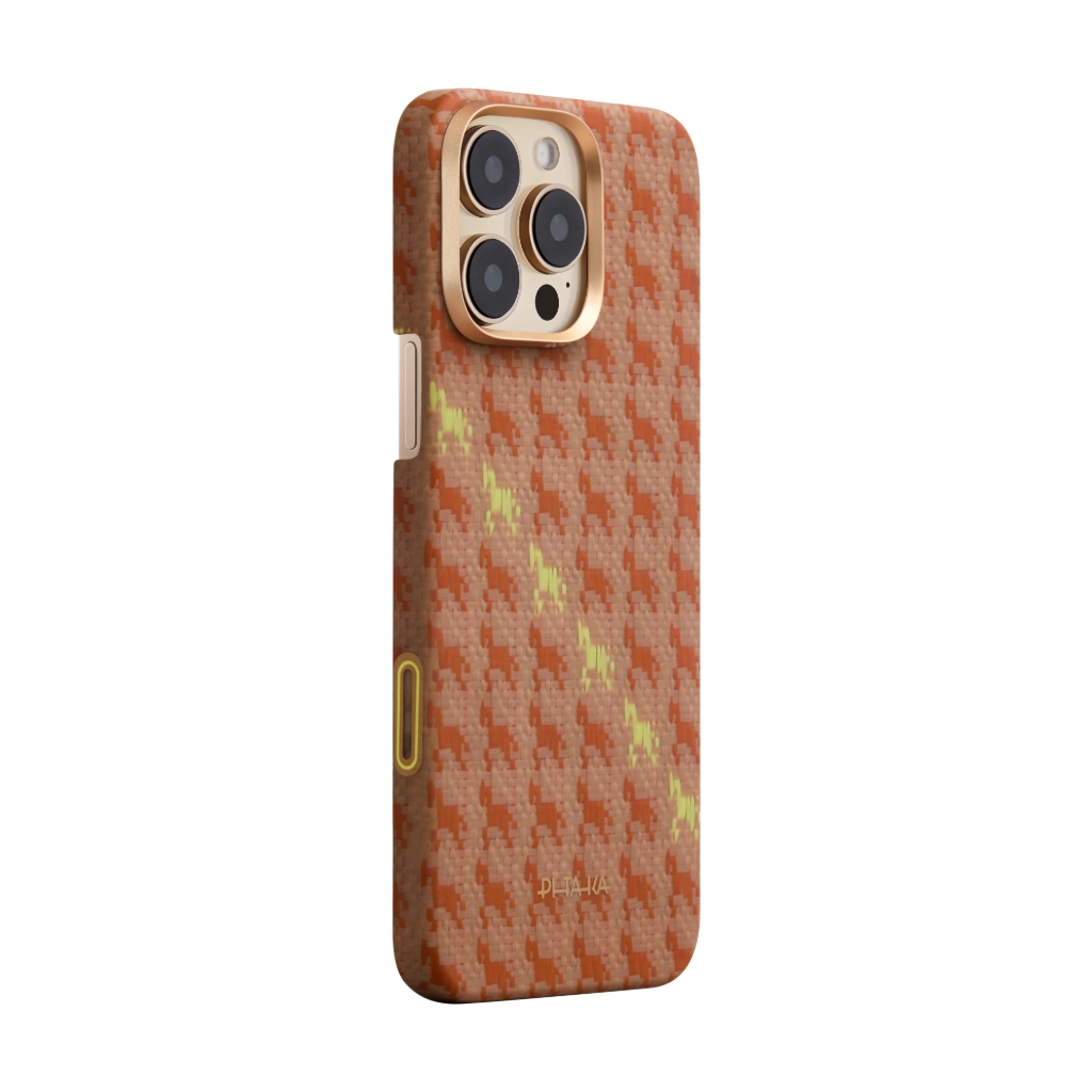 Ốp Lưng PITAKA Ultra Slim (PitaTap™) Cho iPhone 16 ProMax - Happiness Rides (Edge)