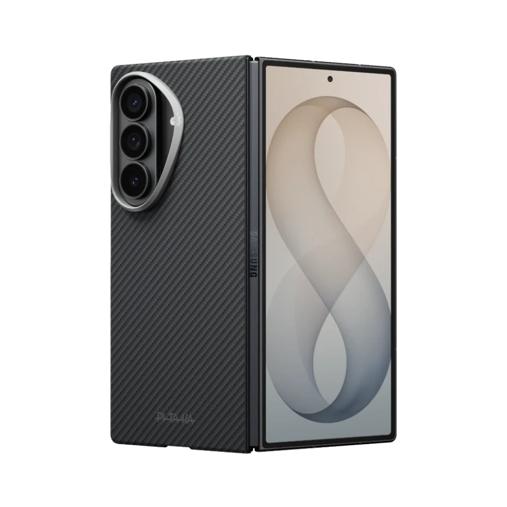 Ốp Lưng PITAKA Ultra Slim Cho Samsung Z Fold8 Ultra - Black/Grey Twill (Edge)