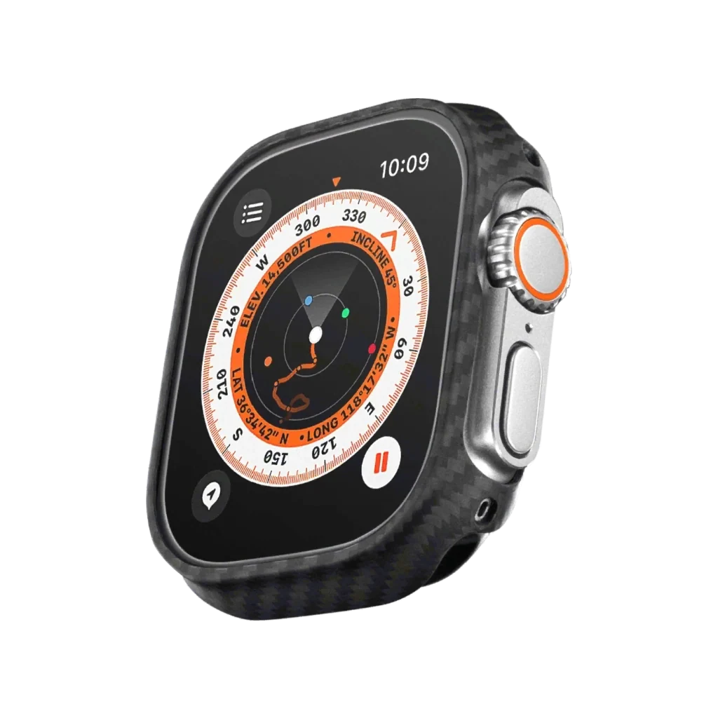 Ốp Pitaka Cho Apple Watch 49mm - Black