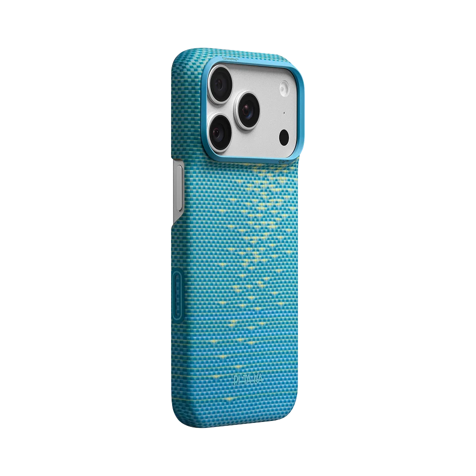 Ốp Lưng PITAKA Ultra Slim (PitaTap™) Cho iPhone 18 Pro - Lucid Blue (Edge)